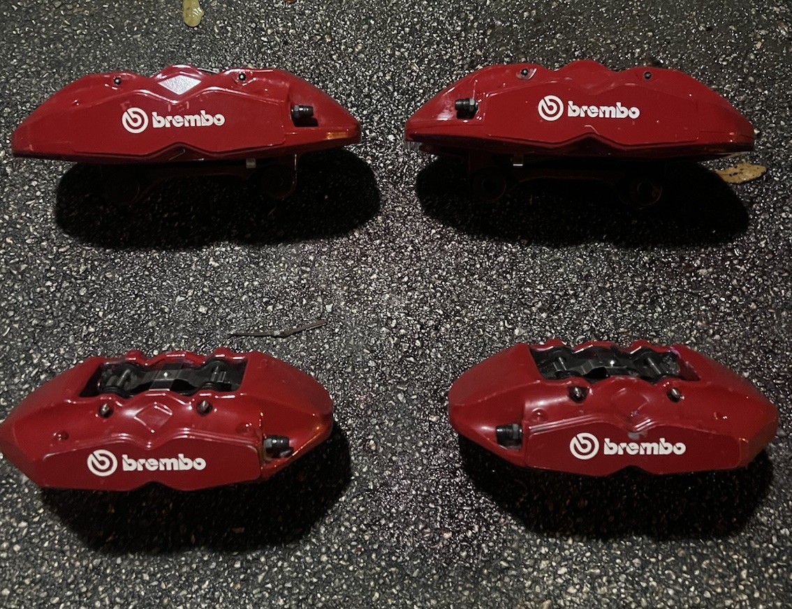 2010-2016 HYUNDAI GENESIS COUPE BREMBO BRAKE CALIPERS SET FRONT & REAR
