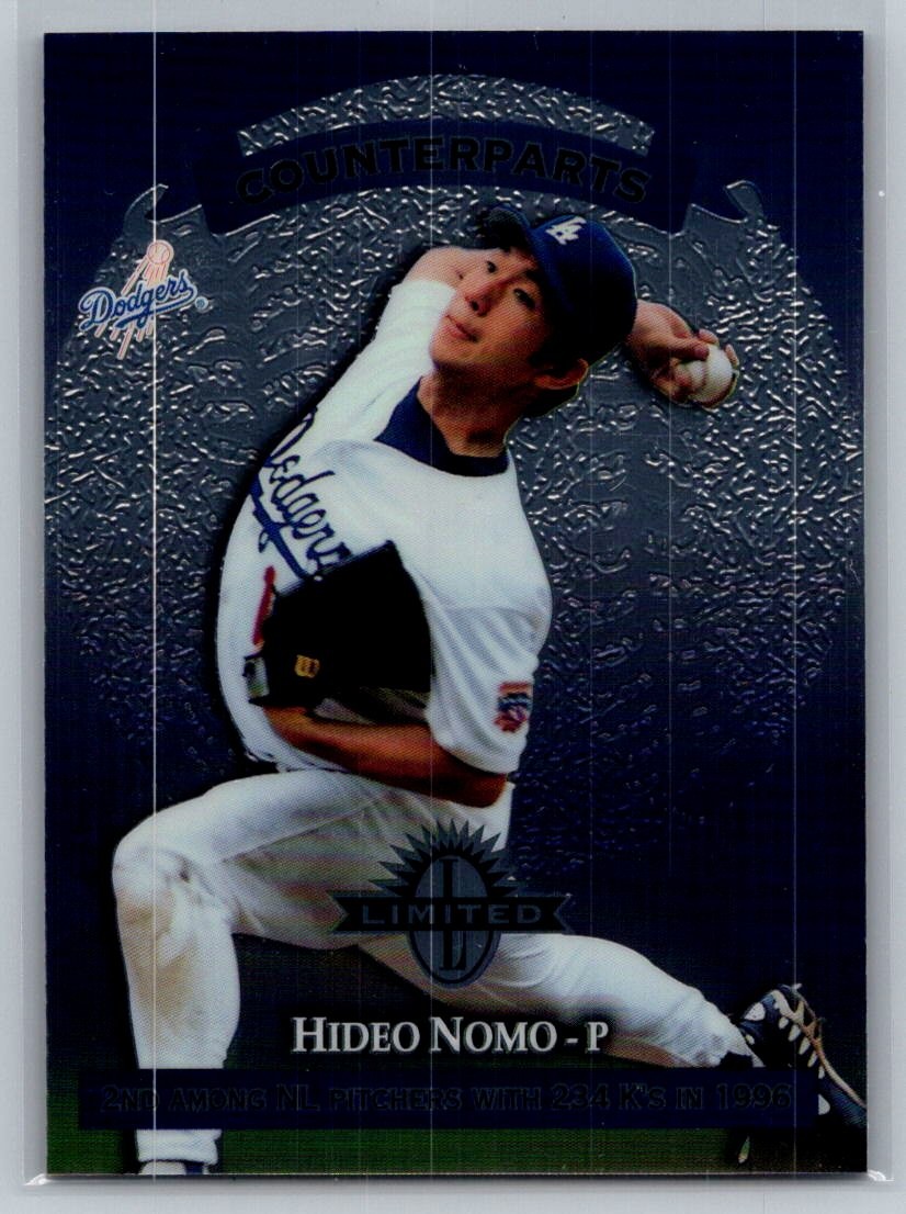 💎1997 Donruss Limited Baseball #43 Hideo Nomo / Charles Nagy 💎