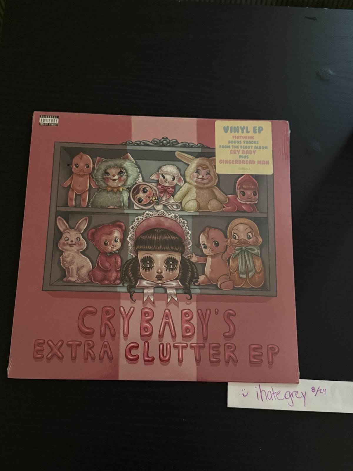 Sealed Melanie Martinez Cry Baby\'s Extra Clutter EP 2016 Atlantic Vinyl EP Sealed Melanie Martinez Cry Baby\'s Extra Clutter EP 2016 Atlantic Vinyl EP