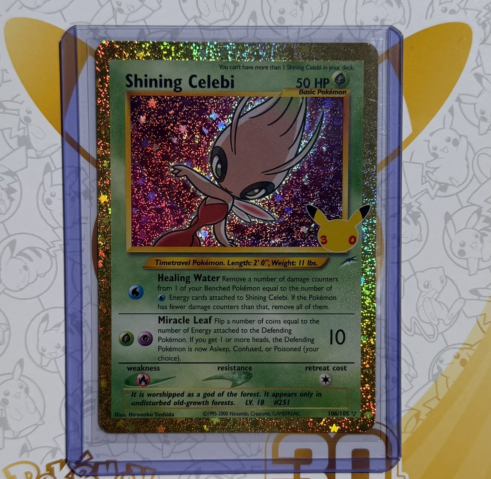 Pokemon TCG Shining Celebi 106/105 - 2026 Pokemon 30th Anniversary English Pokemon TCG Shining Celebi 106/105 - 2026 Pokemon 30th Anniversary English