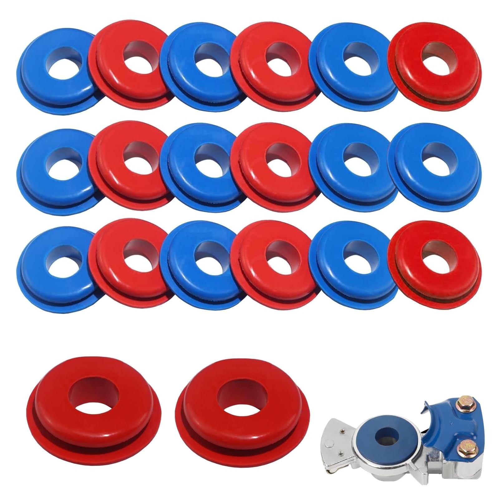 20 PCS Glad Hand Seals, Thickened Rubber Gladhands Grommets, Seal Washers Gromme