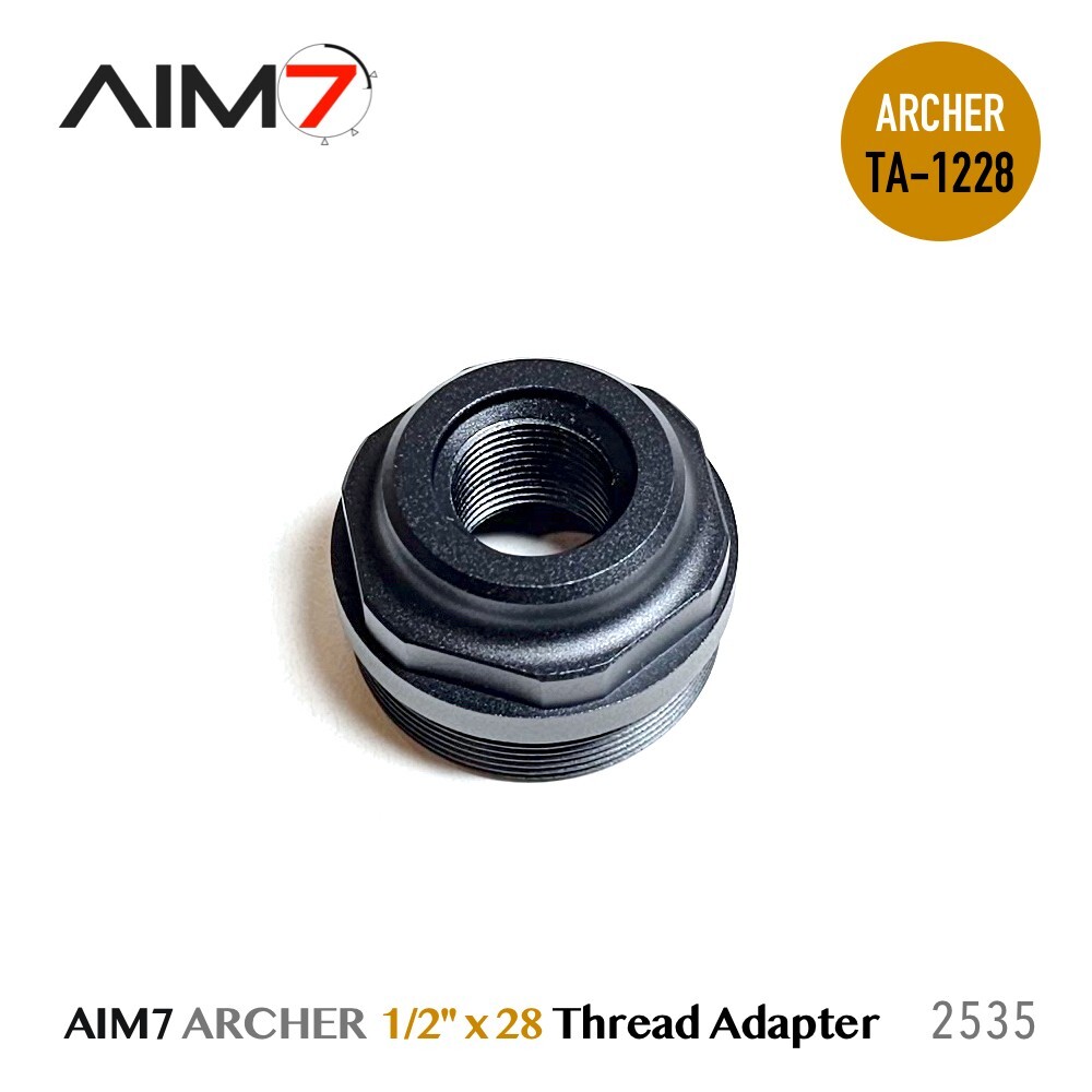 AIM7 ARCHER Modular Comp Thread Adapter  ARCHER-TA CNC High-Quality Aluminum