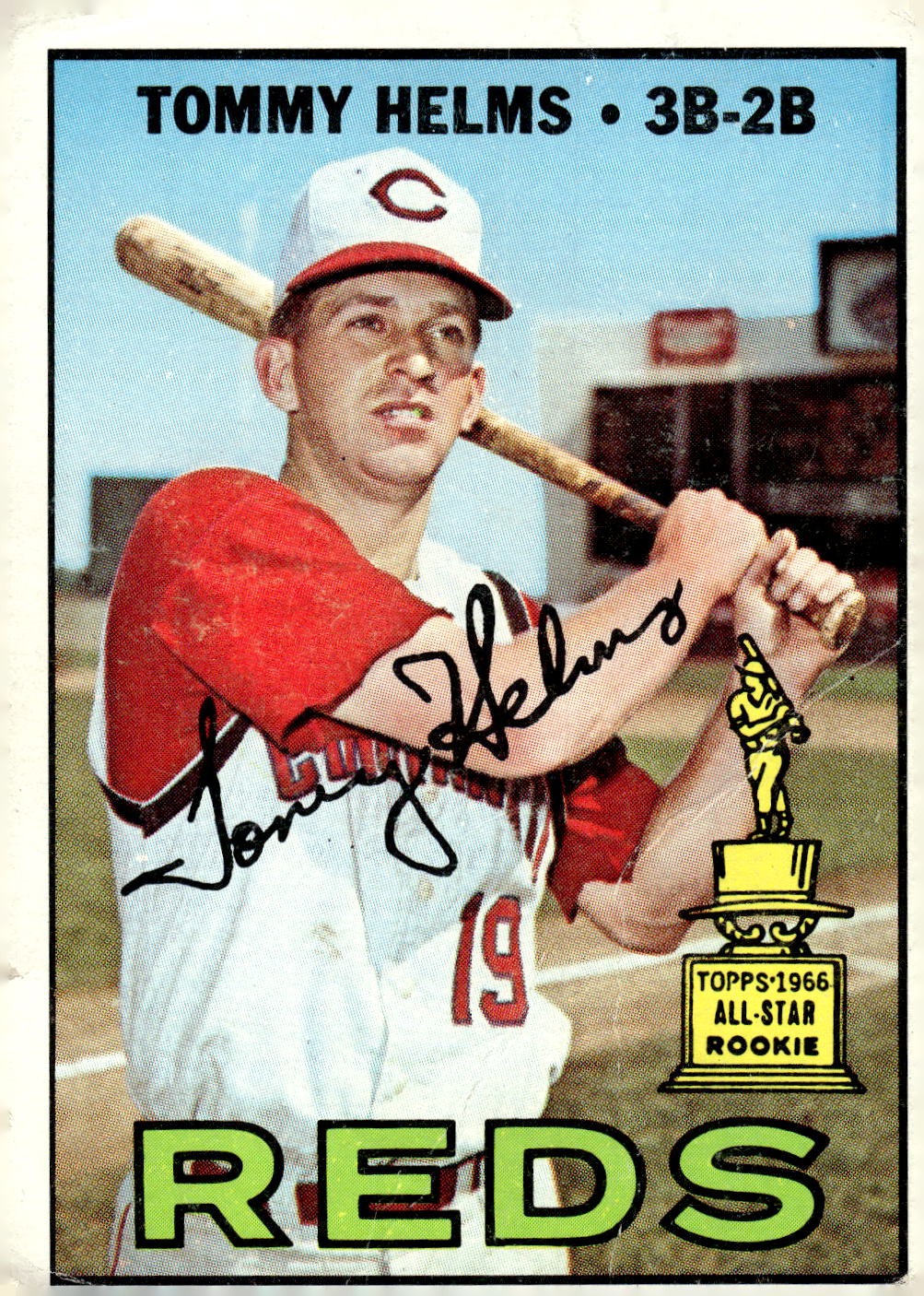 Tommy Helms 1967 Topps #505 Reds Tommy Helms 1967 Topps #505 Reds