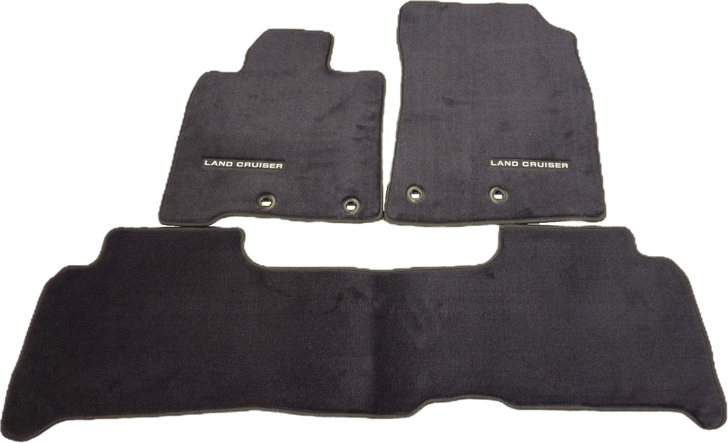 Genuine 2013-2021 Toyota Landcruiser Carpet Floor Mats Black PT206-60130-22 3PC