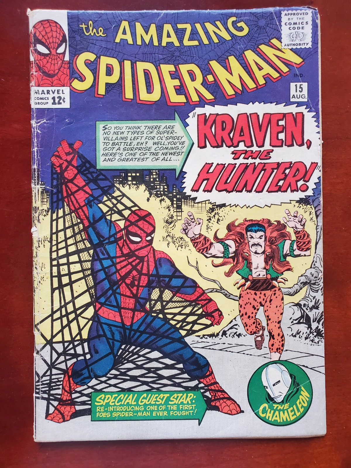 Amazing Spider-Man #15  1964 1st app. Kraven