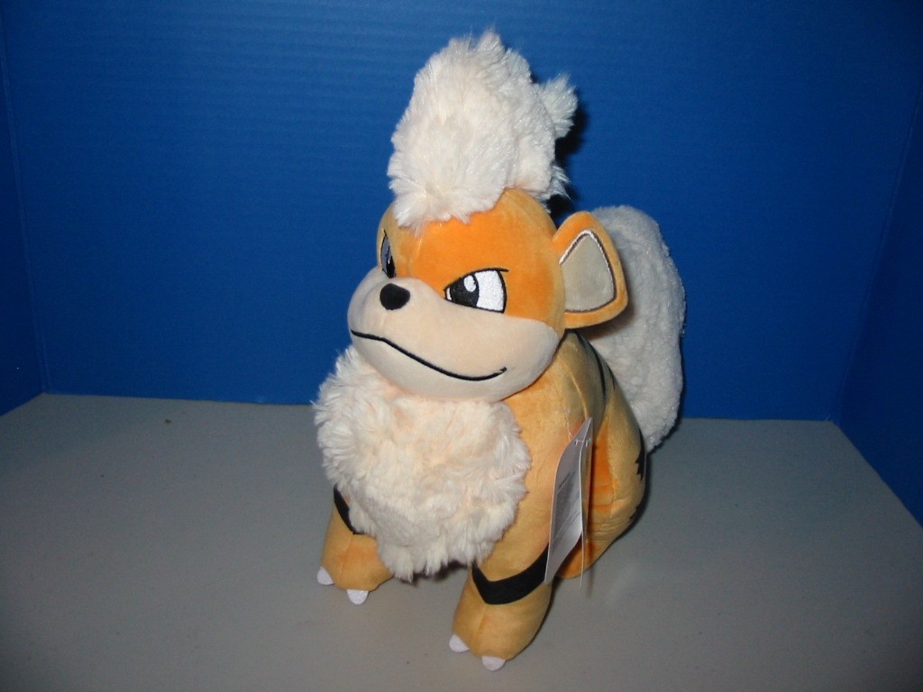 Pokemon Growlithe Plush - 12-Inch Soft with Authentic Details New