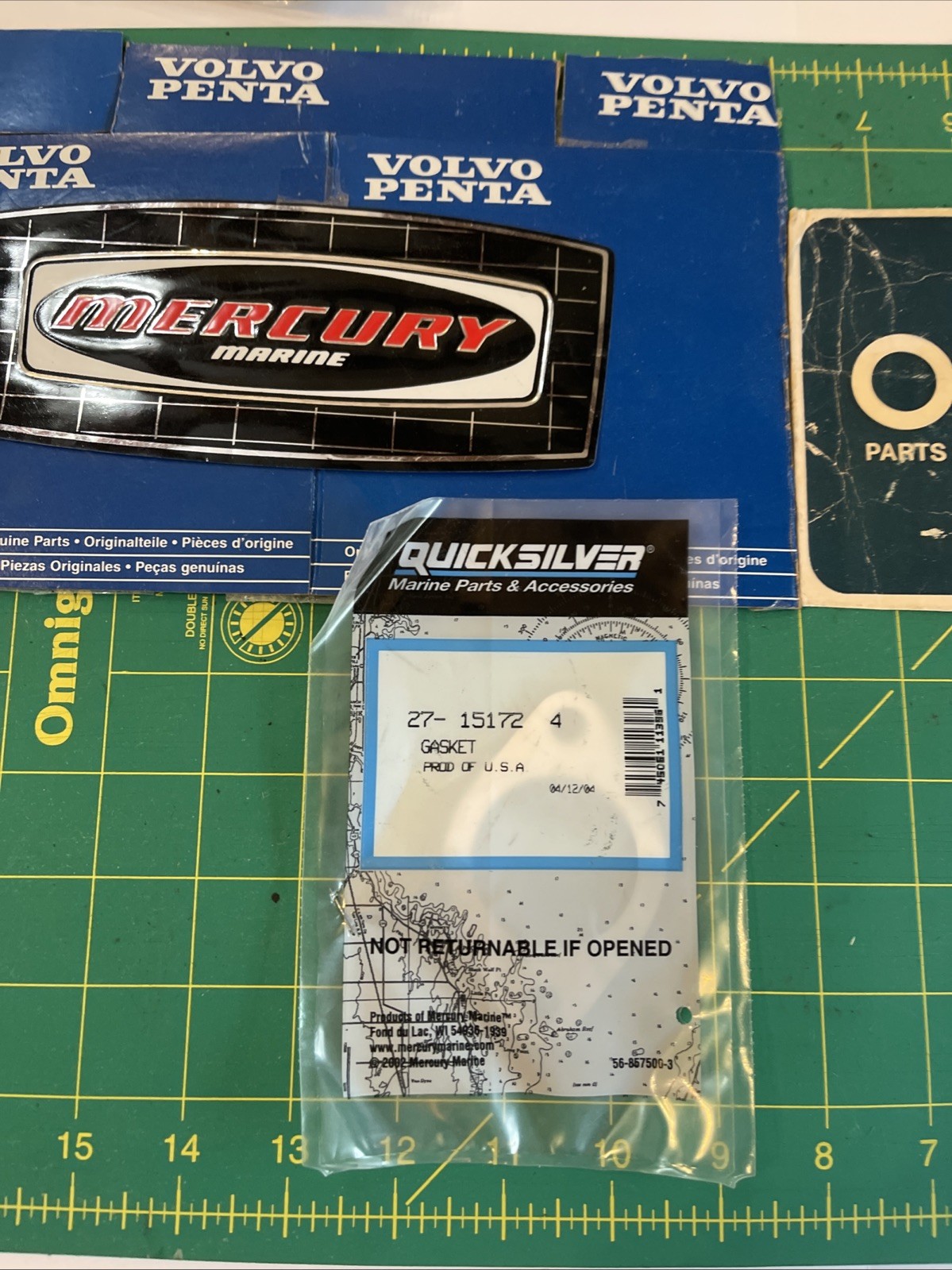 Ga4 NOS OEM MERCURY MERCRUISER QUICKSILVER GASKET 27-15172