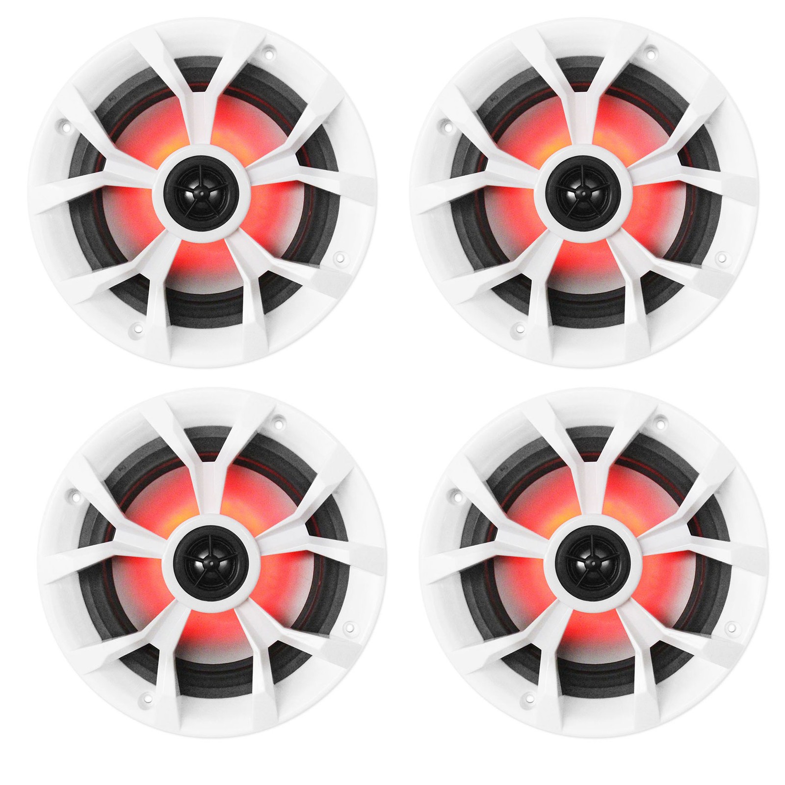 (4) Rockville RKL65MBW 6.5