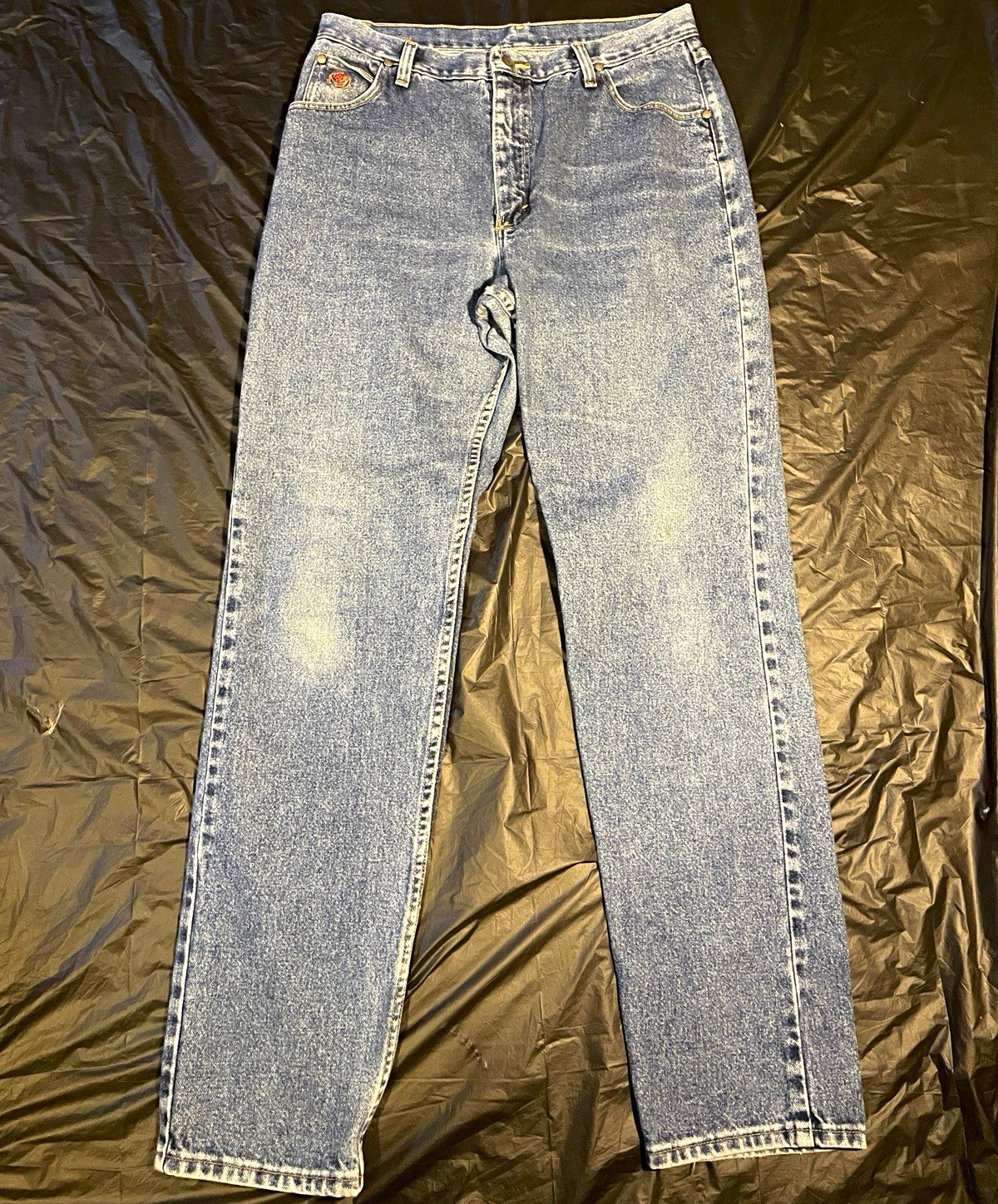 Vintage Wrangler 20x Jeans Mens 32 Mid Blue Stonewash Straight Cowboy Cut Denim