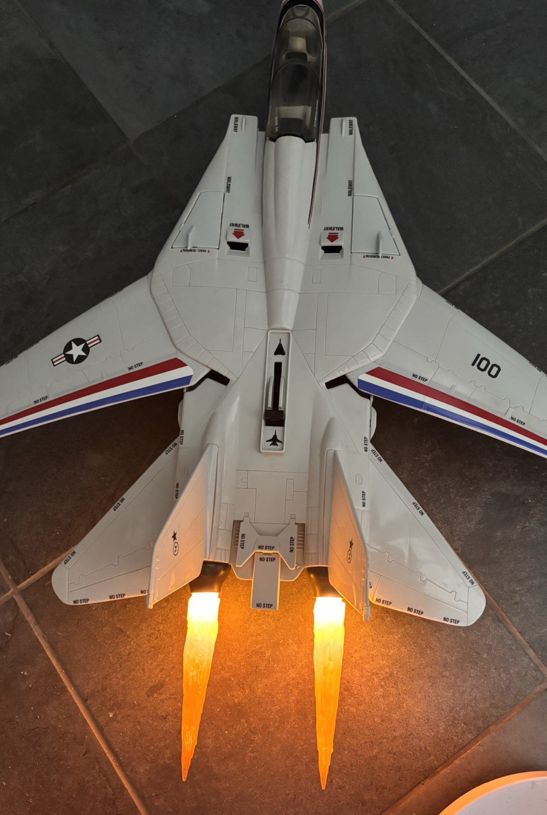 GI Joe 1983/Haslab Skystriker Glow Afterburner with Lights Set 3D Printed Custom