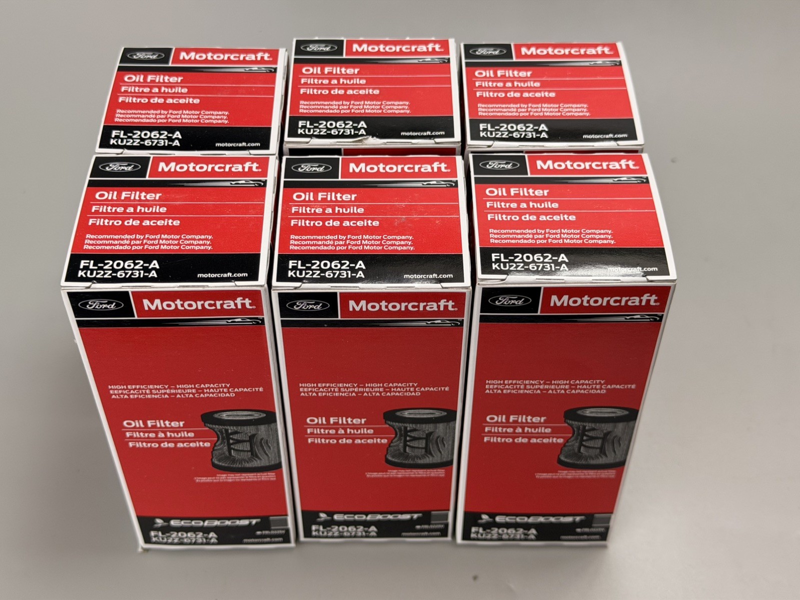 set of 6pcs  New Genuine OEM Motorcraft Ford FL2062-A KU2Z-6731-A