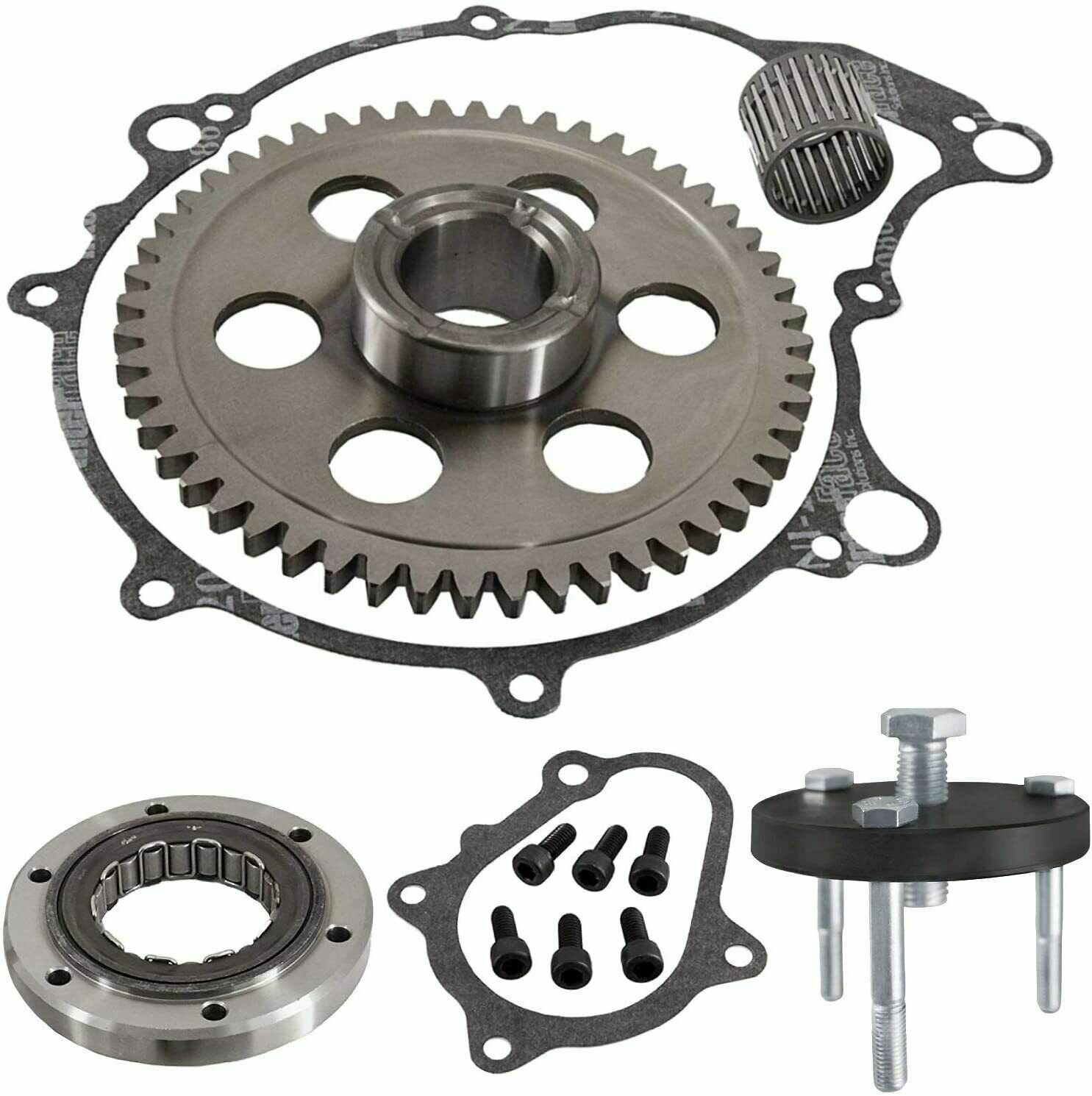 One Way Bearing and Gasket Kit set Fits Yamaha Raptor Starter Clutch Gear One Way Bearing and Gasket Kit set Fits Yamaha Raptor Starter Clutch Gear