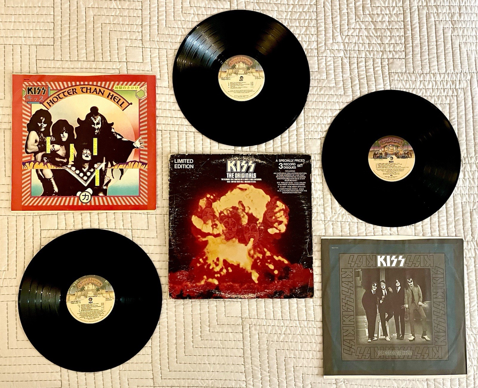 KISS The Originals 3xLP 1976 VG+ US Vinyl w/ CANADA Box Frankenstein CASABLANCA