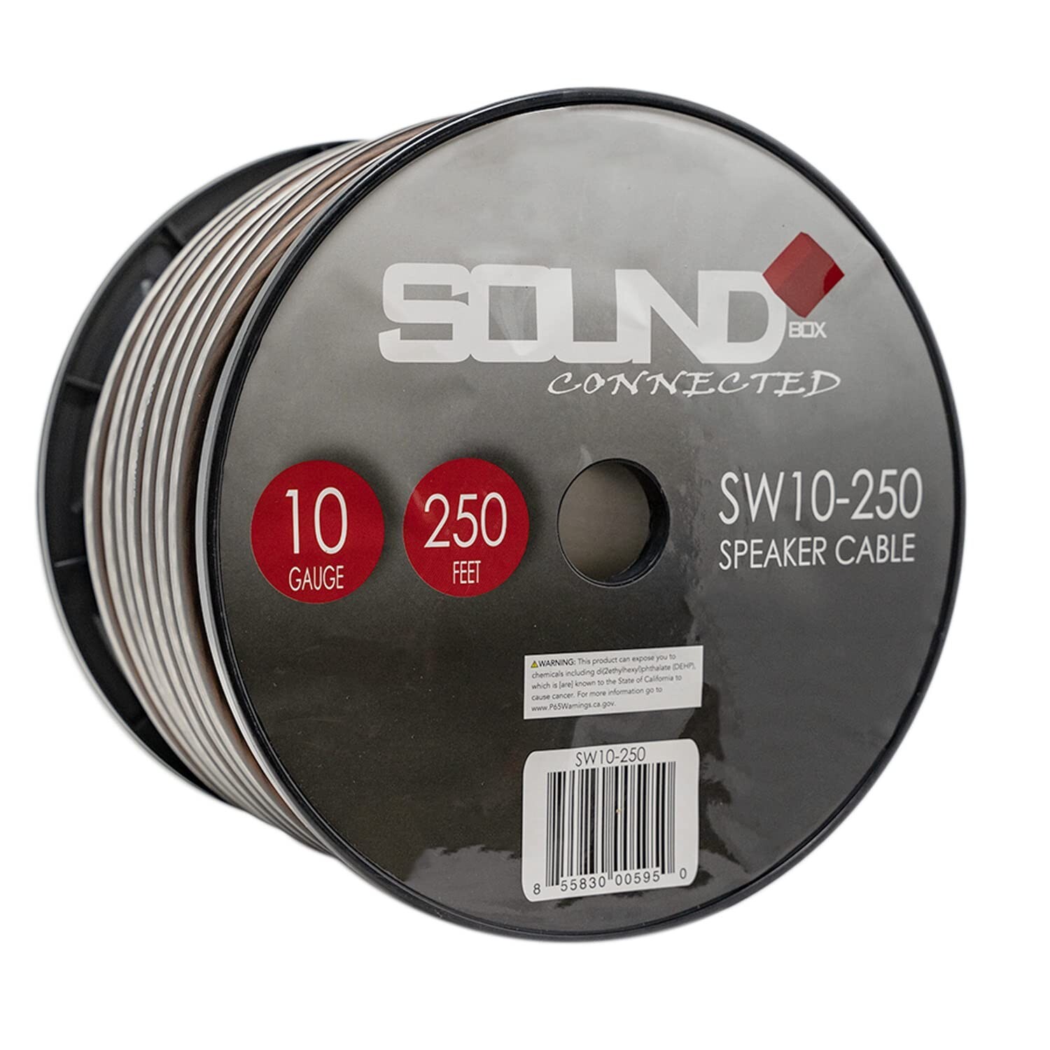 SoundBox Connected 10 Gauge 250' Speaker Wire Home/Car Spool