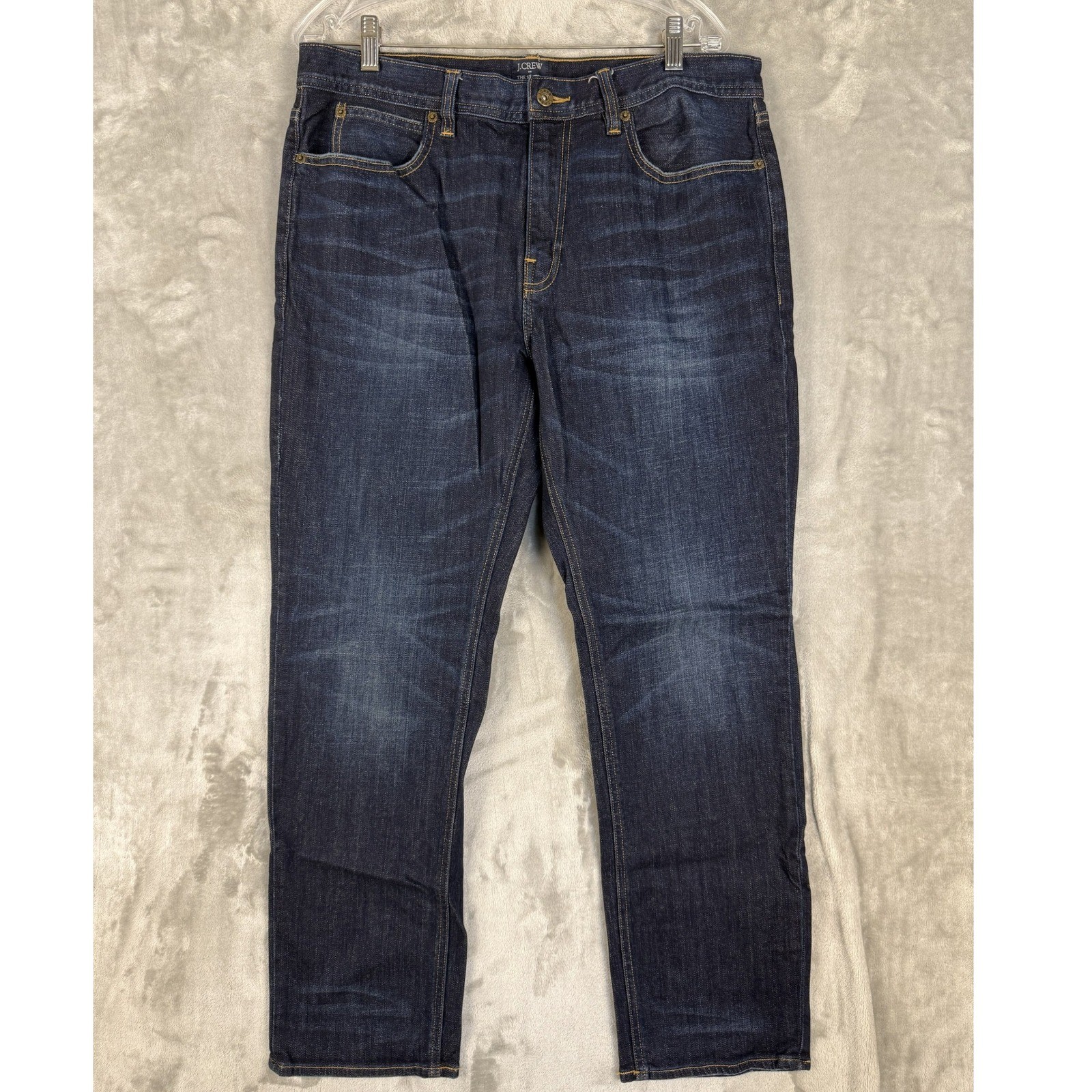 Y2K J. Crew The Sutton Men\'s Dark Wash Straight Leg Jeans Size 34x30