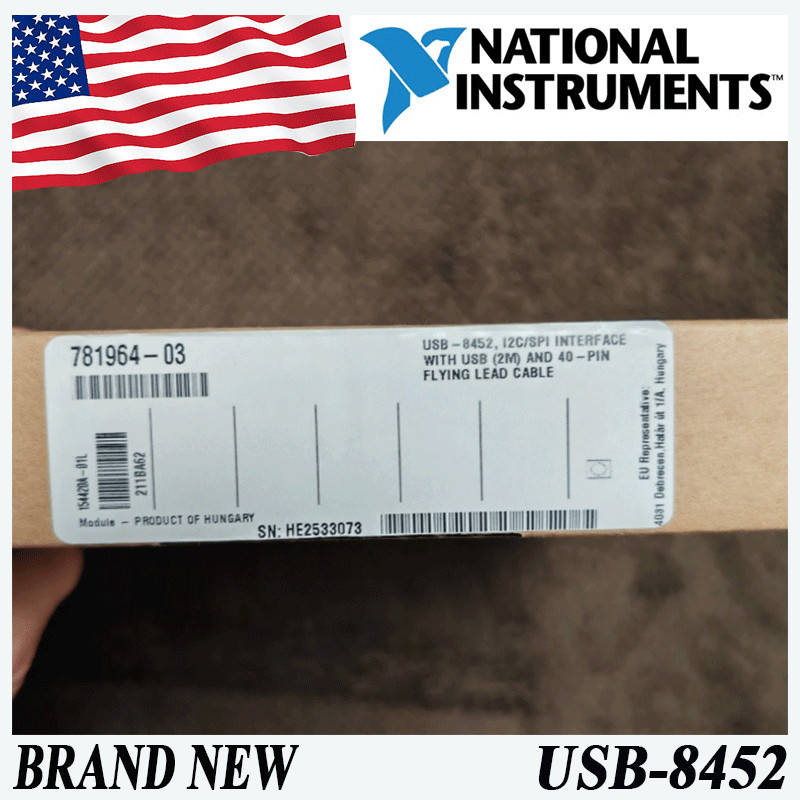 National Instruments NI USB-8452 I2C/SPI Interface Device