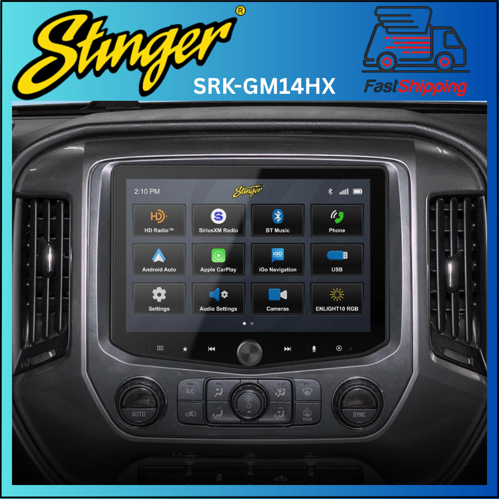 STINGER SRK-GM14HX / HEIGH10 - HORIZON10 DASH KIT FOR 2014-2018 SILVERADO/SIERRA