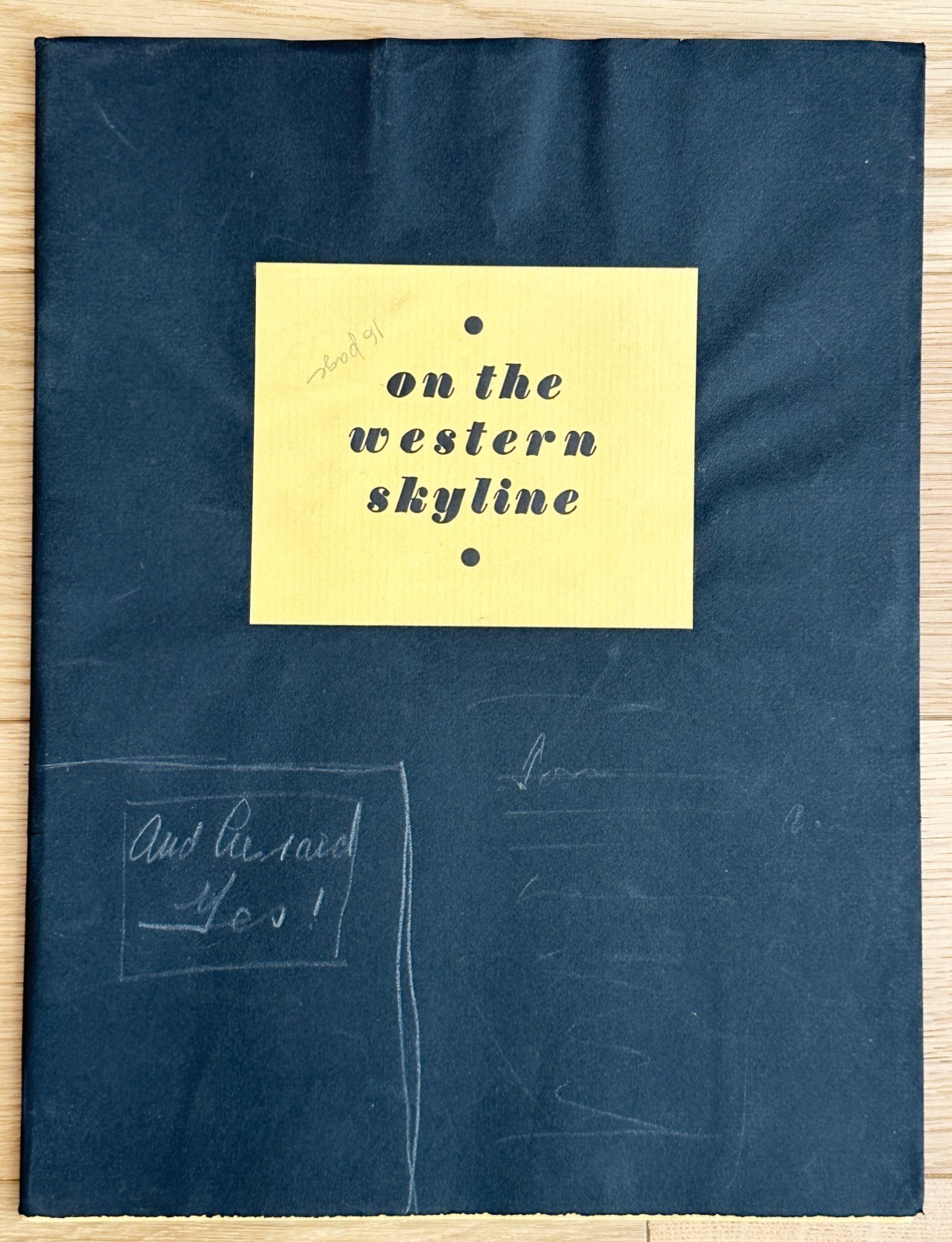 On the Western Skyline, Chicago Daily News Building, 1928 Art Deco, RARE CATALOG