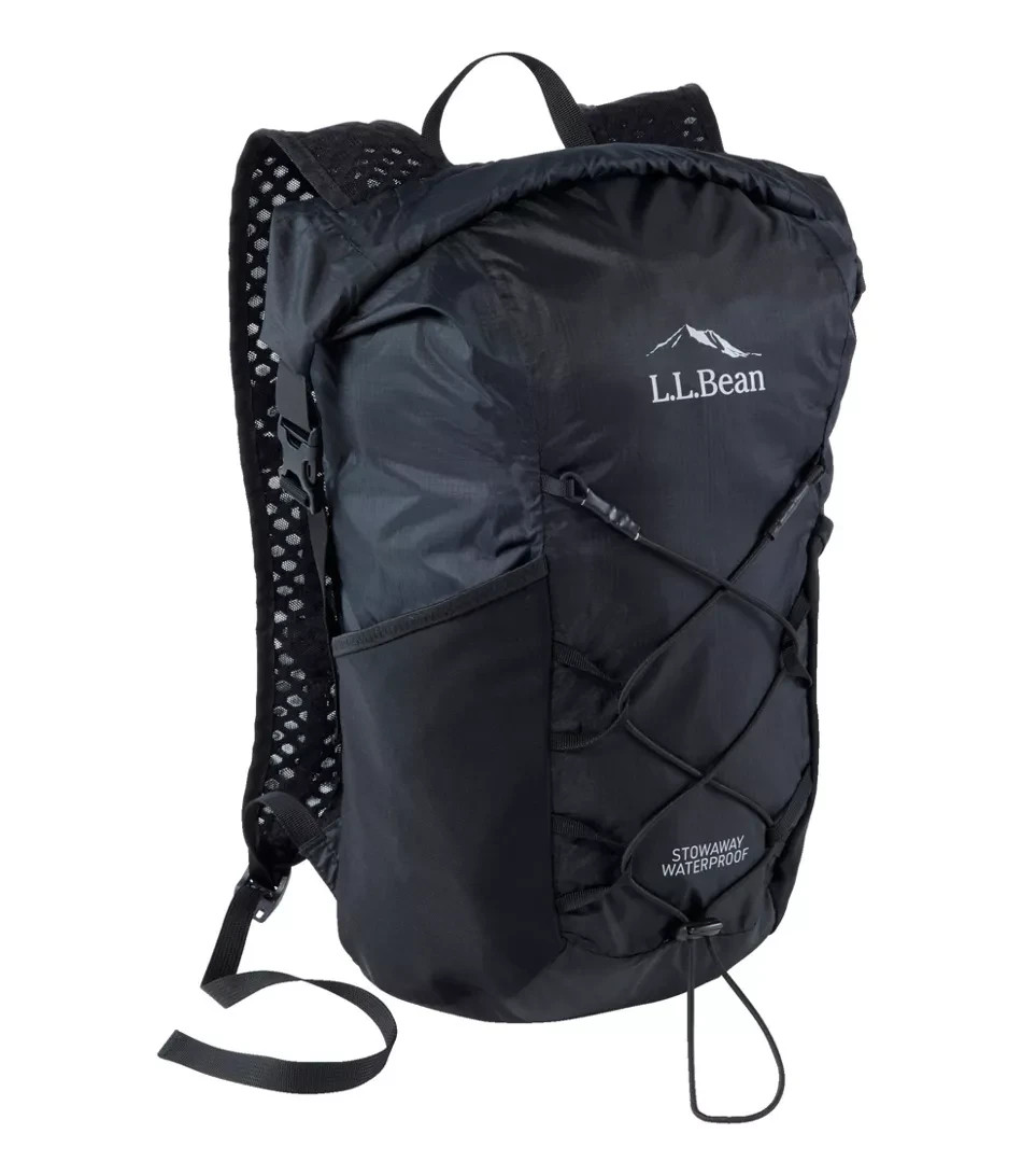 NWT✅LL Bean Waterproof Stowaway Day Pack Mallard Teal Backpack 20L