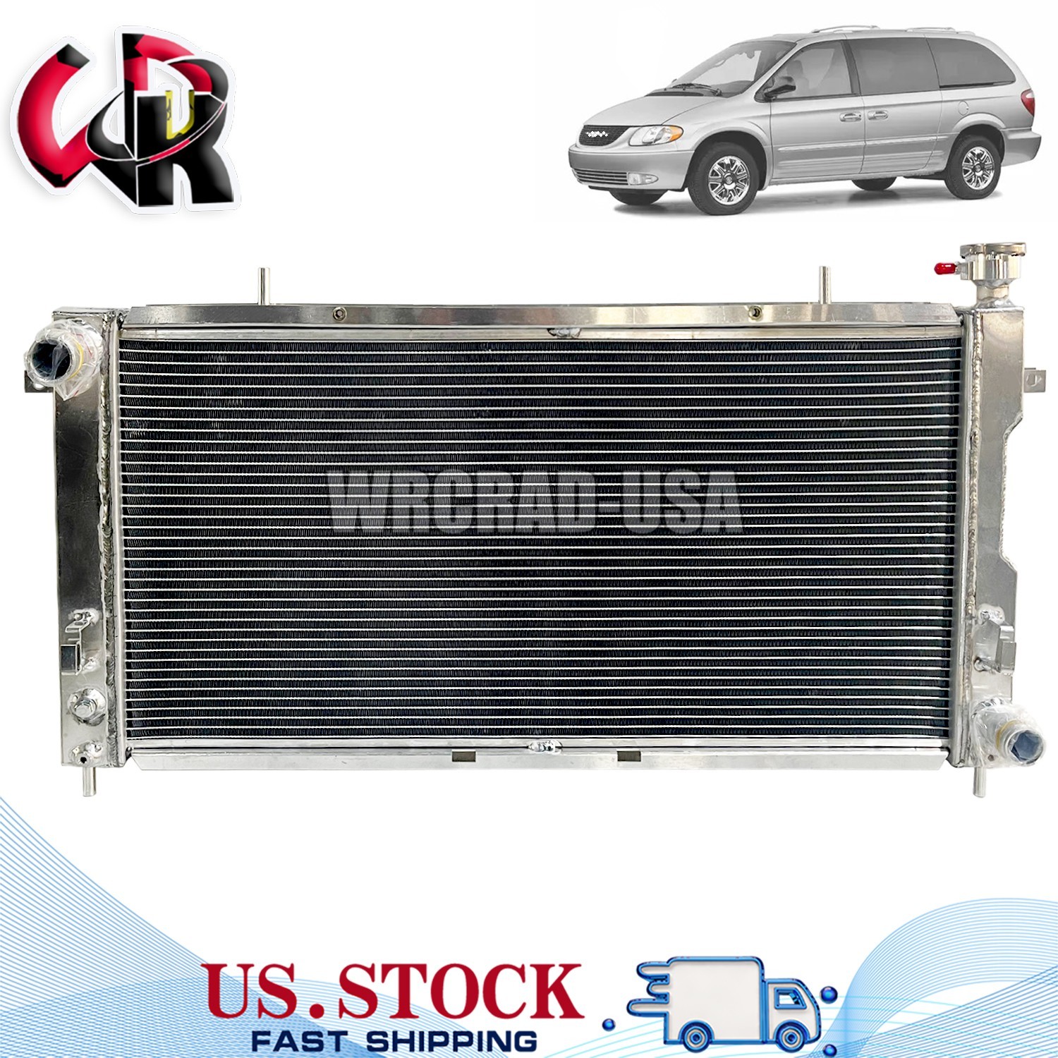 2311 Radiator For 01-04 Chrysler Town & Country Dodge Grand Caravan 3.3L 3.8L MT