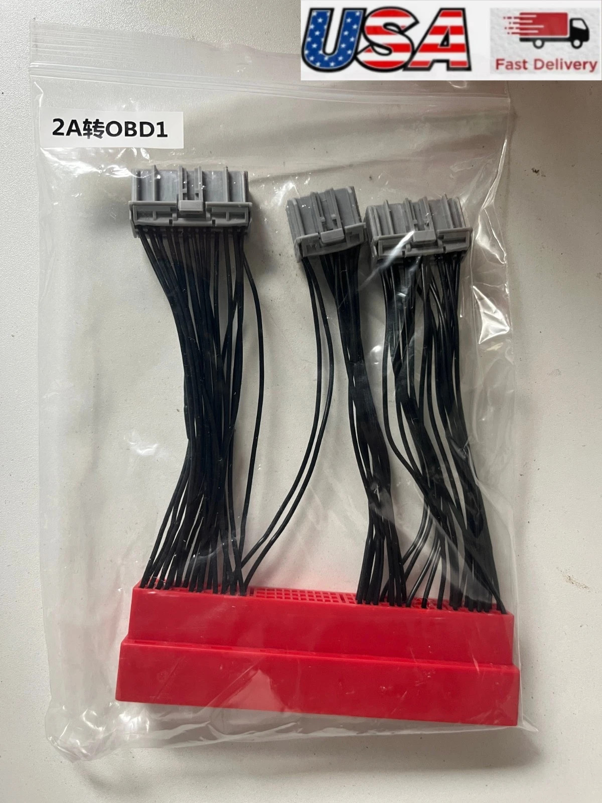 OBD2A to OBD1 ECU Conversion Harness Jumper Adapter Honda Acura Civic Accord OBD2A to OBD1 ECU Conversion Harness Jumper Adapter Honda Acura Civic Accord