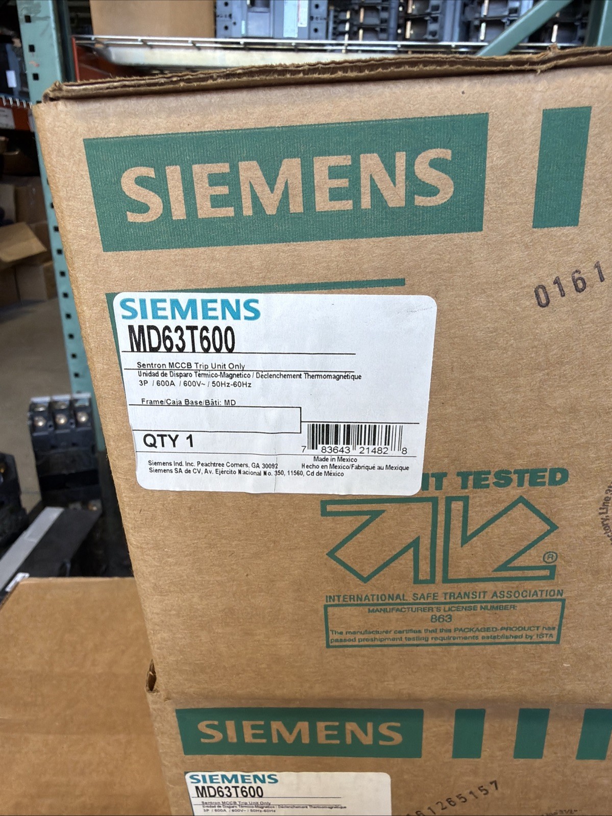 Siemens MD63T600 3p 600a 600v Trip Unit NEW 1yr Warranty