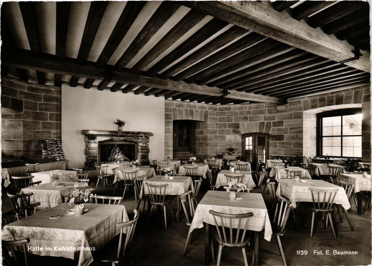 Old postcard AK KEHLSTEIN house hall GERMANY (980131)