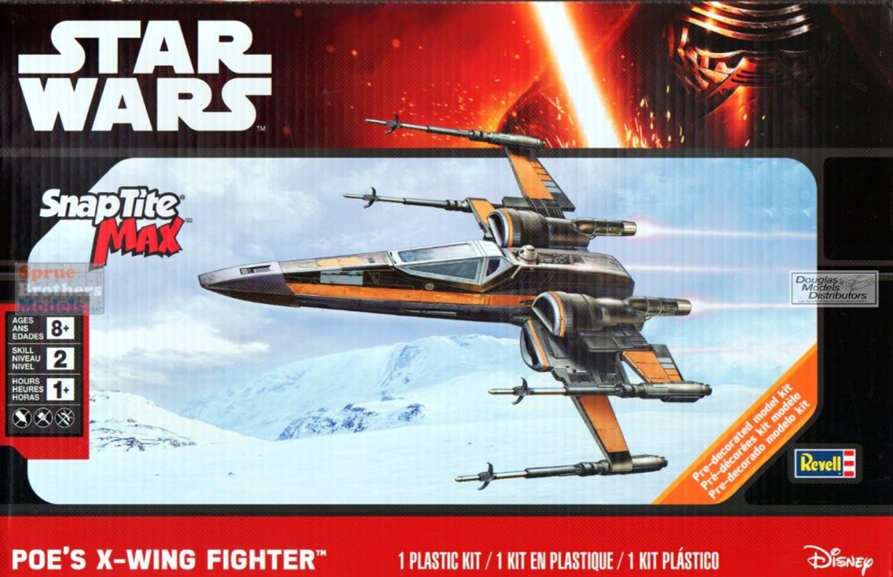 Revell Star Wars EasyKit Episode VII The Force Awakens, Poe’s X-Wing Fighter Revell Star Wars EasyKit Episode VII The Force Awakens, Poe’s X-Wing Fighter