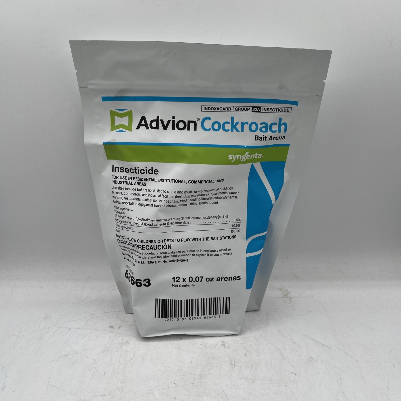 NEW Bag of 12 Advion Cockroach German Roach Control Bait Stations  ( Arenas )