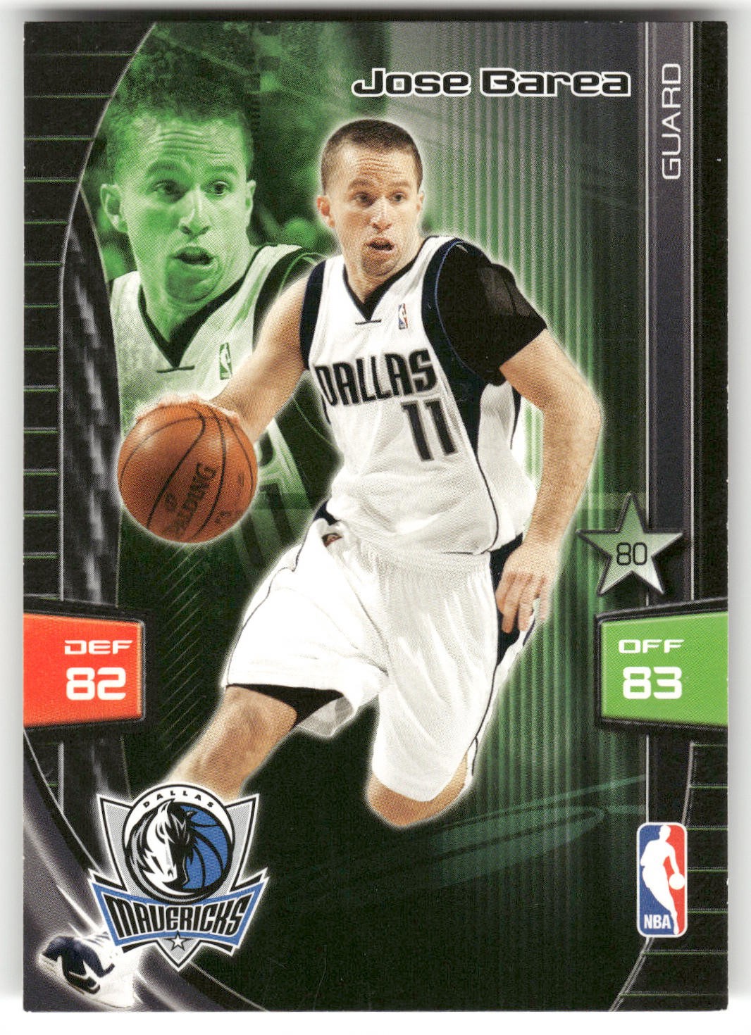 2009-10 Panini Adrenalyn XL #NNO Jose Barea Dallas Mavericks