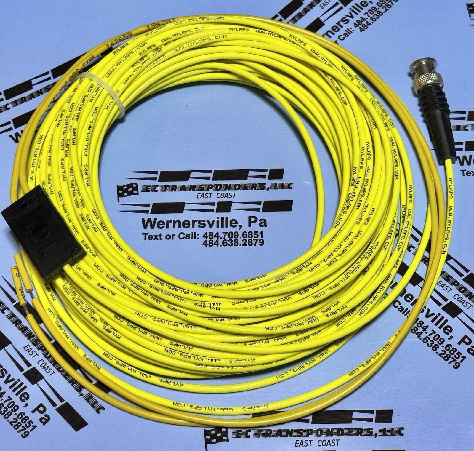 MYLAPS 3M COAX CABLE - 23M - APPROX 75’ - BRAND NEW - MYLAPS 3M COAX CABLE - 23M - APPROX 75’ - BRAND NEW -