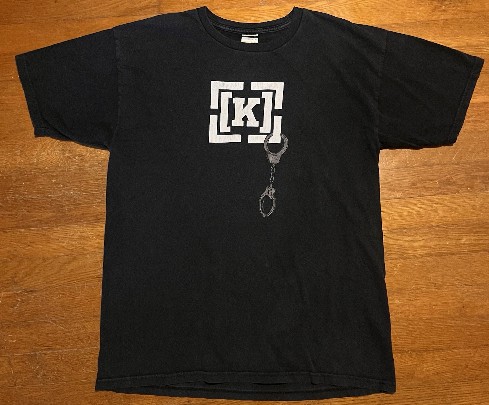 Krew Skateboards Handcuffs T Shirt Large Great Condition Y2K Vintage Krew Skateboards Handcuffs T Shirt Large Great Condition Y2K Vintage