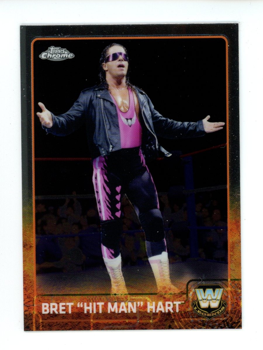 2015 Topps Chrome WWE Bret \
