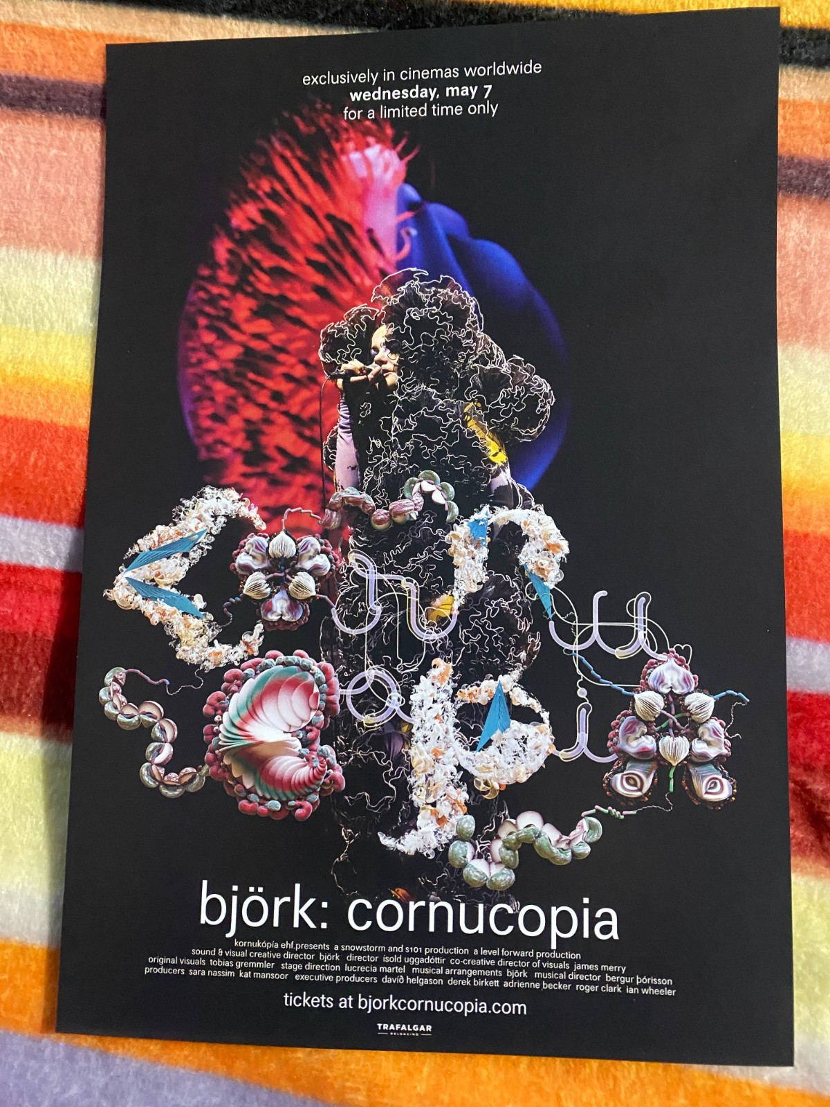 BJORK Björk CORNUCOPIA Japan mini-poster SUGARCUBES CORNUCOPIA  volta MINT