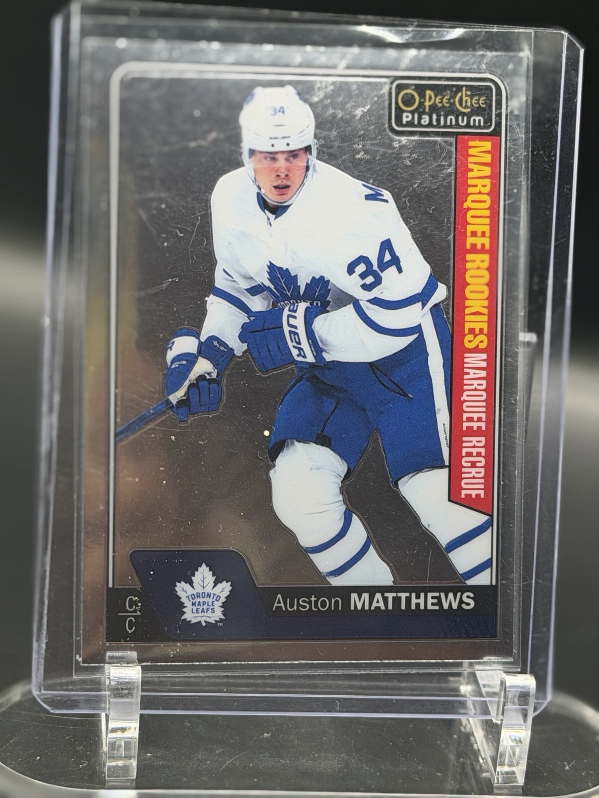 2016-17 O-Pee-Chee Platinum Marquee Rookie #151 Auston Matthews Maple Leafs 2016-17 O-Pee-Chee Platinum Marquee Rookie #151 Auston Matthews Maple Leafs