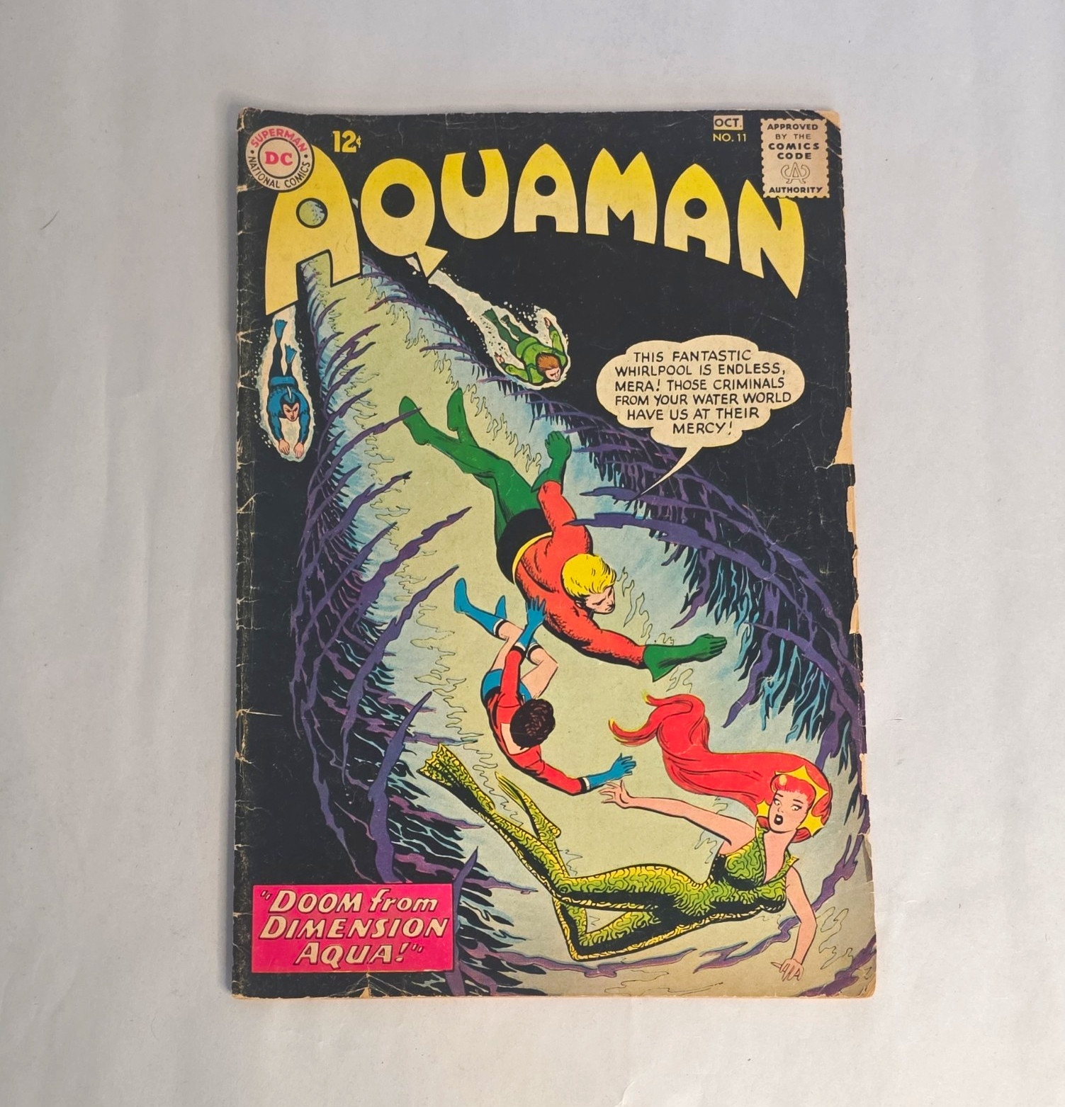 Aquaman #11 DC Comics 1963 1st Appearance Mera Silver Age Key Nick Cardy