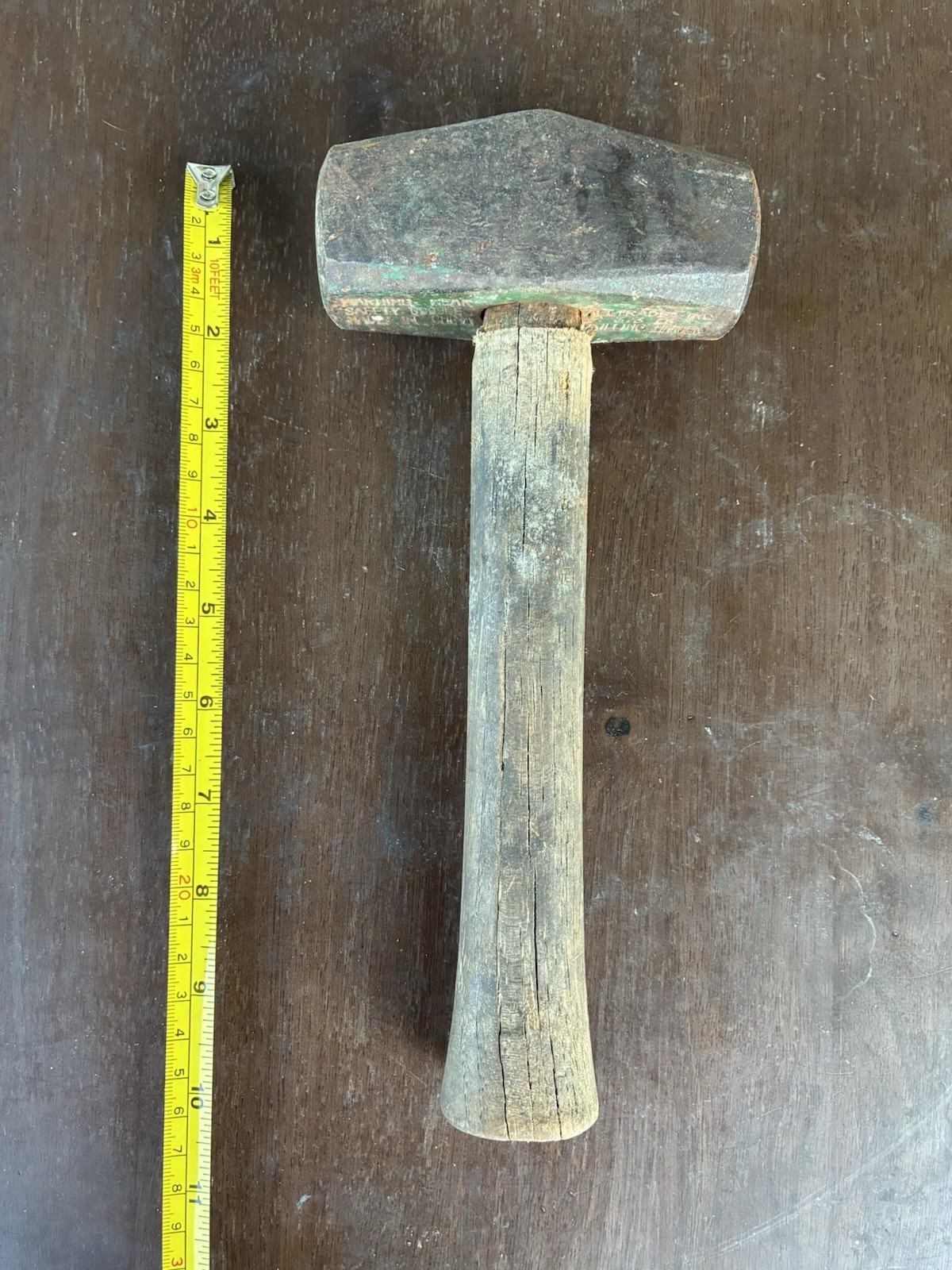 Vintage- Alltrade Inc. 3.3 Lb Drilling Hammer- Wooden Handle- 