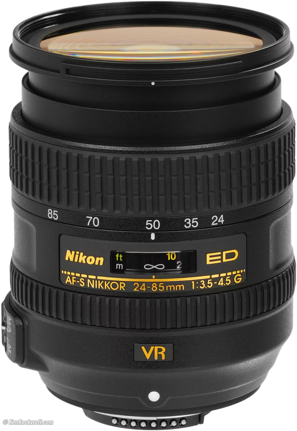 Nikon AF-S 24-85mm f3.5-4.5 G ED IF VR Lens Nikkor