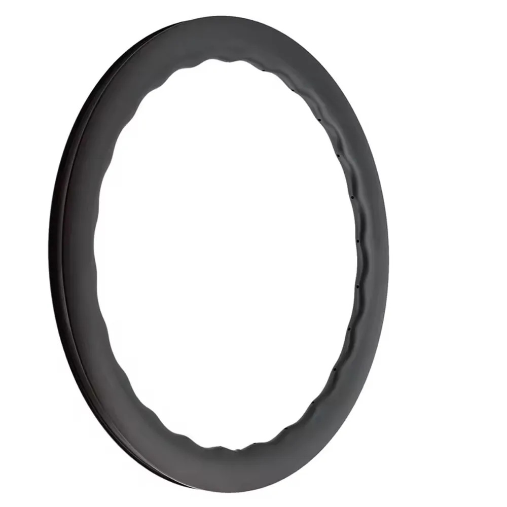 700c 21/24 Holes Gravel Road Bicycle Carbon Rim Symmetry Disc/V Brake Wave Wheel