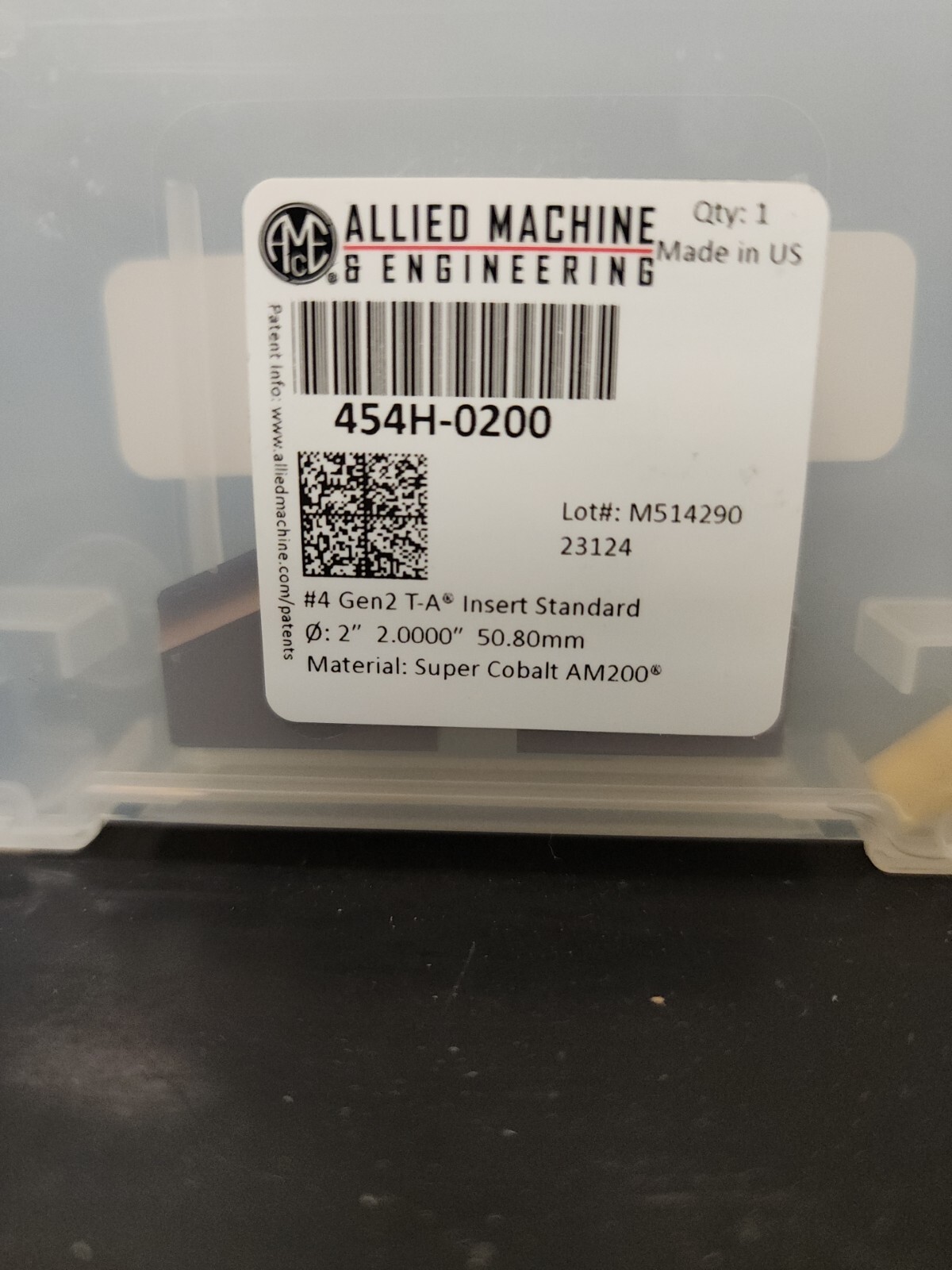 Allied Machine & Engineering 454H-0200 Drill Insert