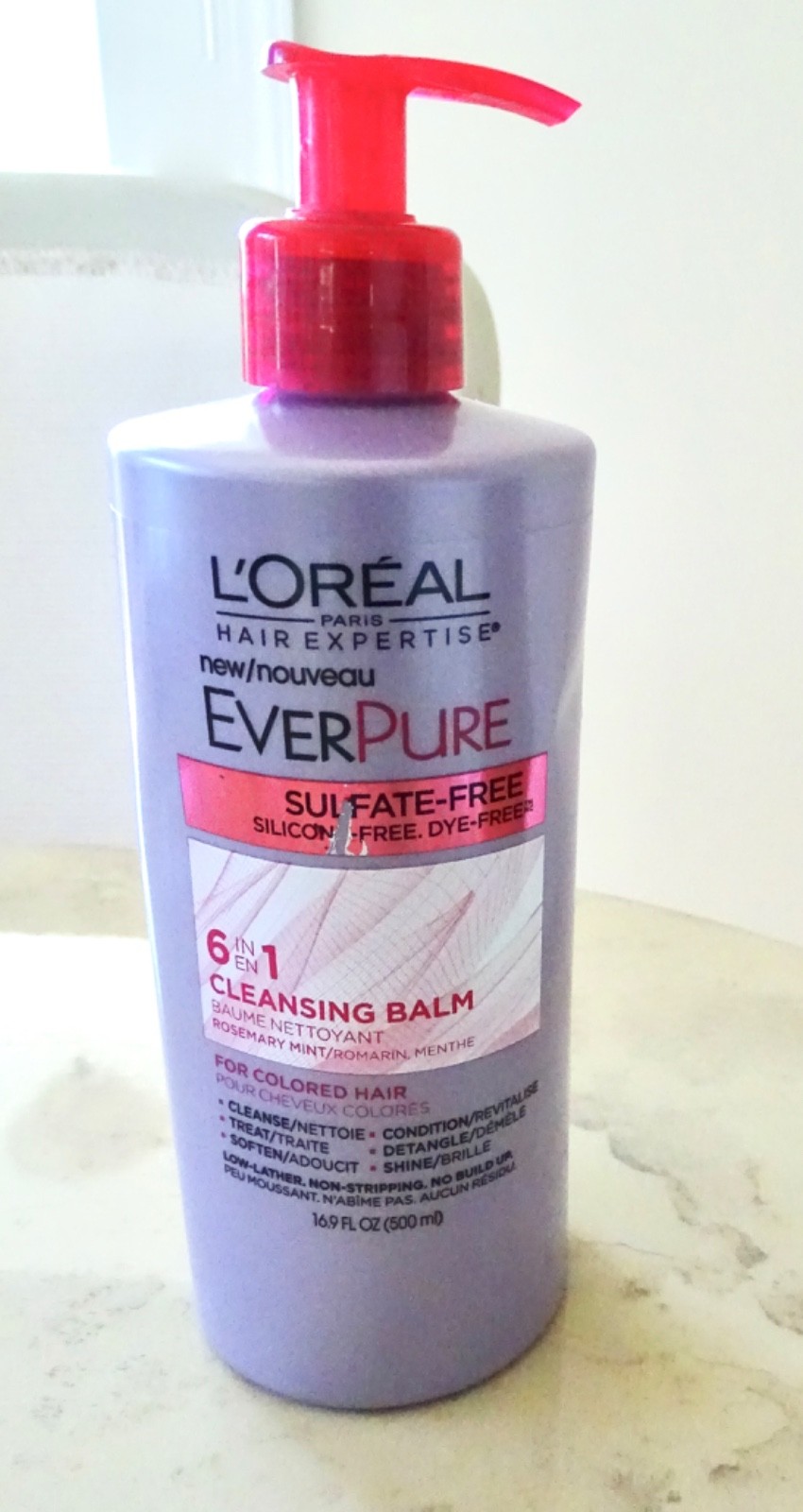 L\'Oreal Paris EverPure 6 In 1 Cleansing Balm Paraben Free 16.9 fl oz 500ml L\'Oreal Paris EverPure 6 In 1 Cleansing Balm Paraben Free 16.9 fl oz 500ml
