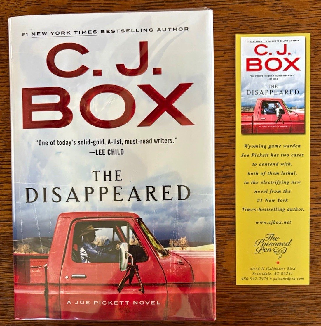 The Disappeared C.J. Box SIGNED Dated 1st Edition 1st Printing HC 2018