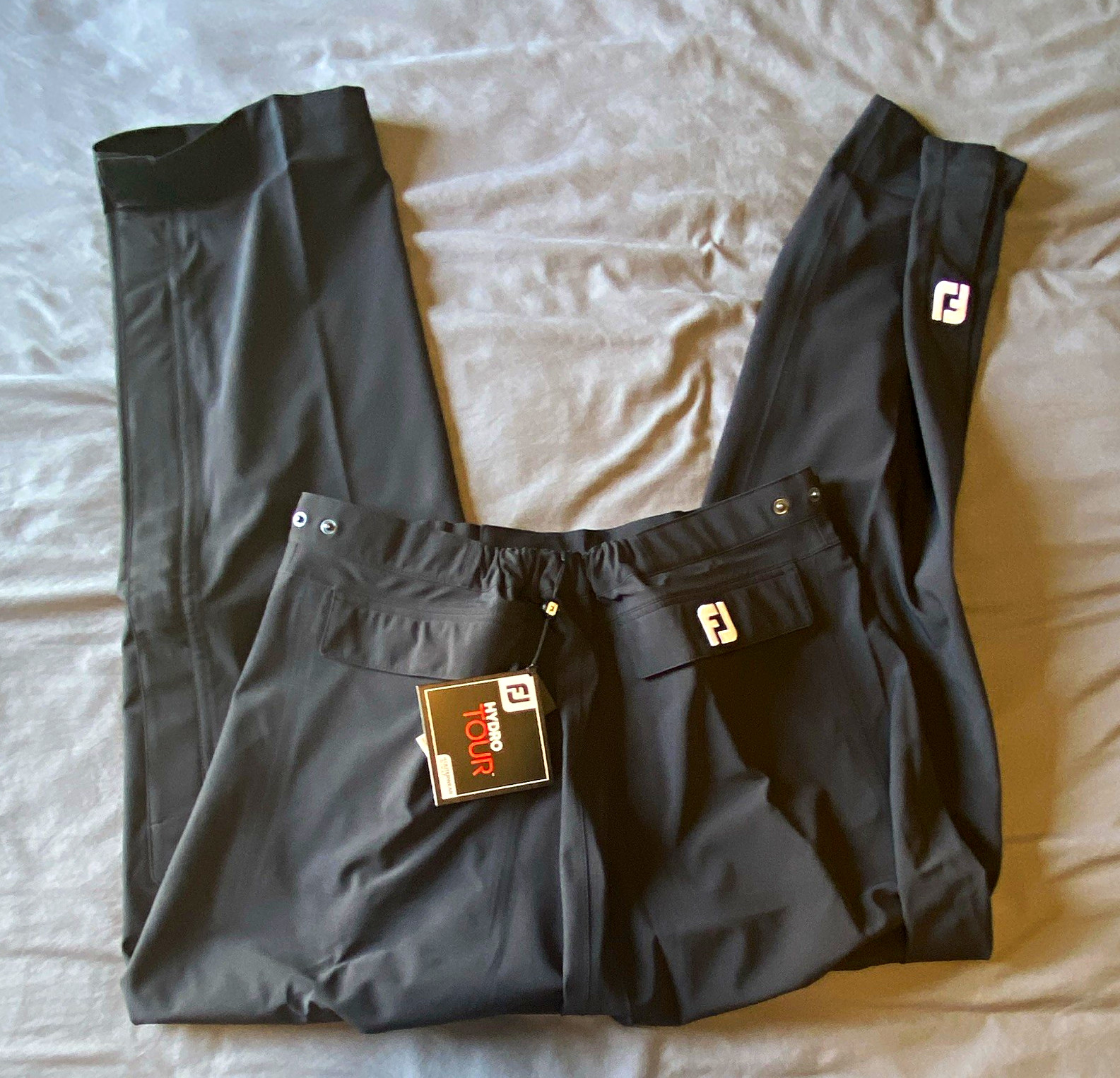 FootJoy DryJoys Waterproof Golf Rain Pants Black Men\'s Large