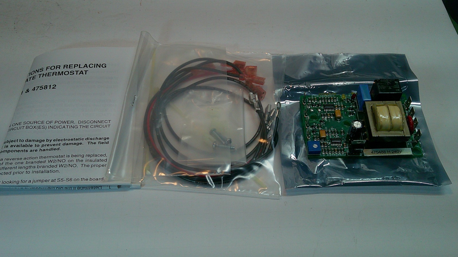 Hobart Part # 00-475812 SS Thermostat Kit 230V 