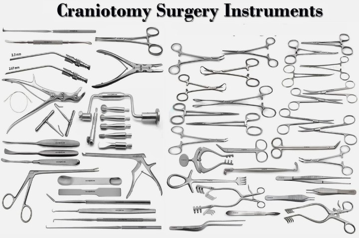 56-piece craniotomy set, basic craniotomy set, HIGH QULITY neurosurgery set