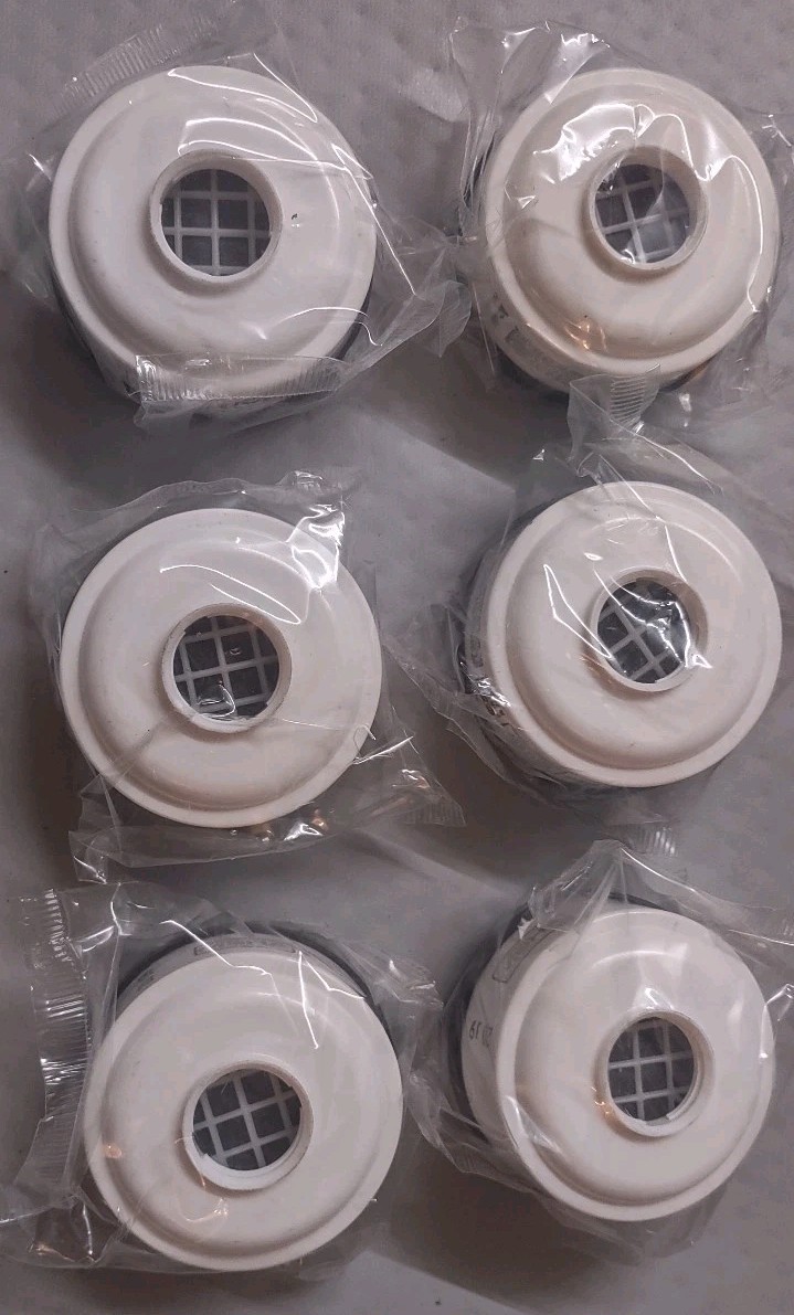 6 Honeywell North N75002 Acid Gas, Organic Vapors, Formaldehyde, Dust Cartridges