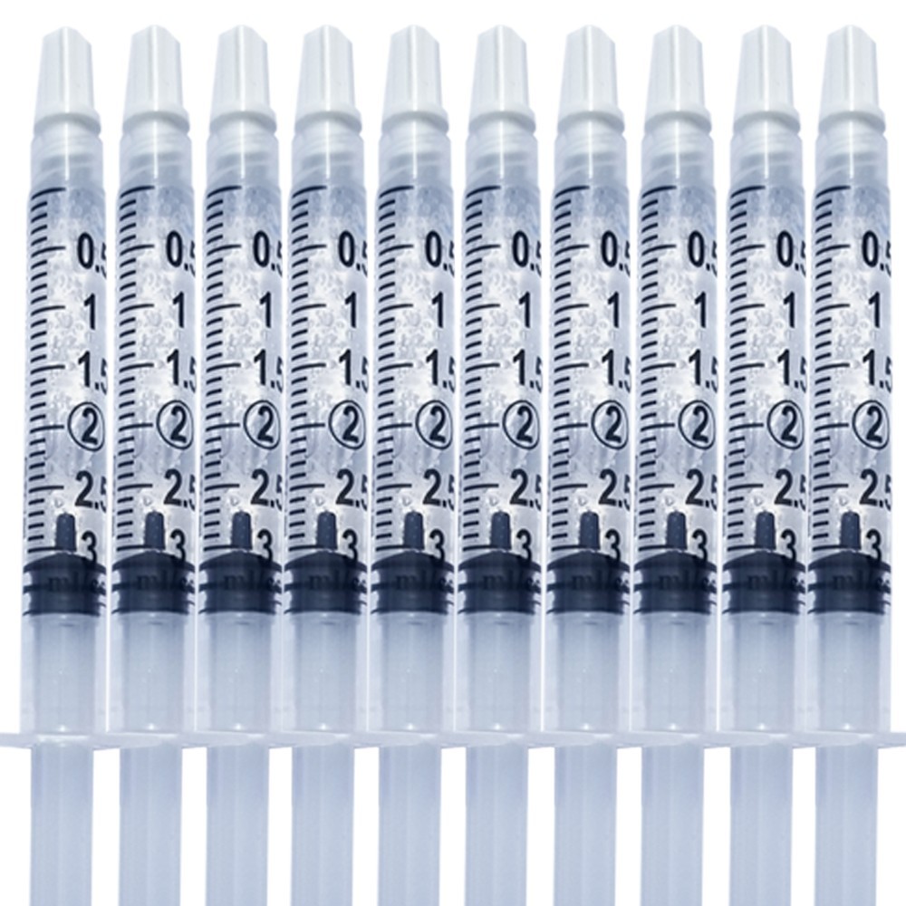 45% PEROXIDE GEL TEETH WHITENING TOOTH WHITENER BLEACH 10 SYRINGES DENTAL REFILL