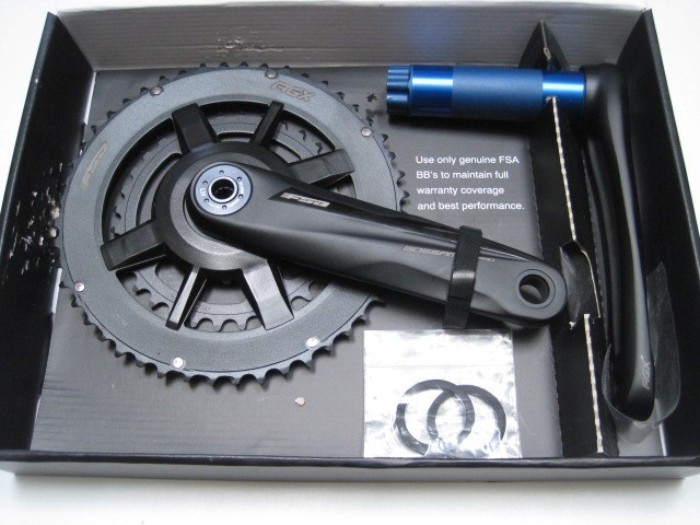 FSA Gossamer Pro AGX+ 165mm 48/32T 47mm DUB Black