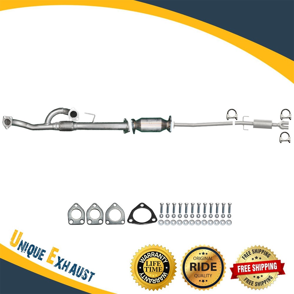 Front Y-Pipe + Rear Converter + Resonator For 2009-2015 Honda Pilot 3.5L New