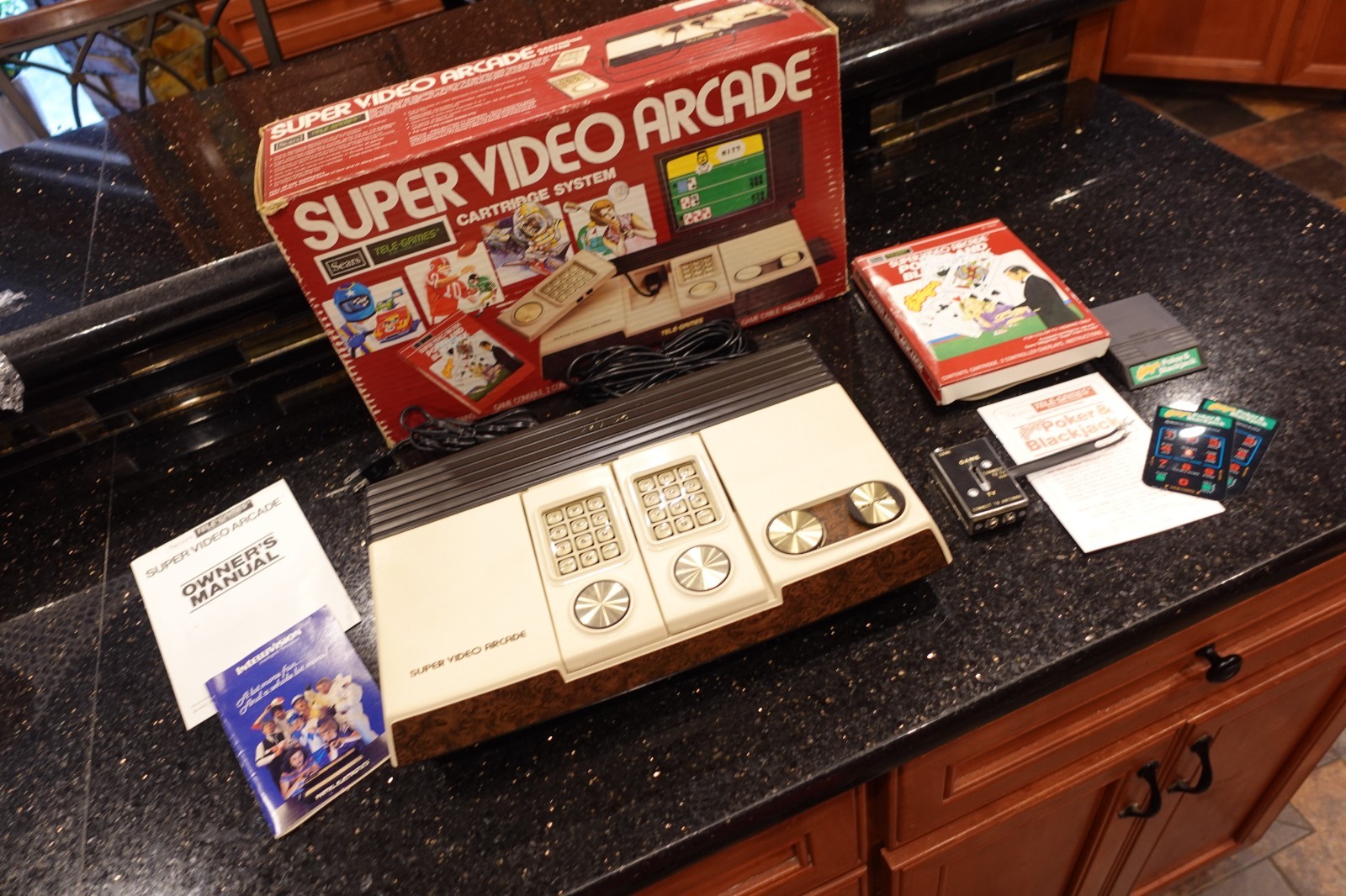 Vintage Mattel Intellivision SEARS SUPER ARCADE Electronic Video Game CONSOLE